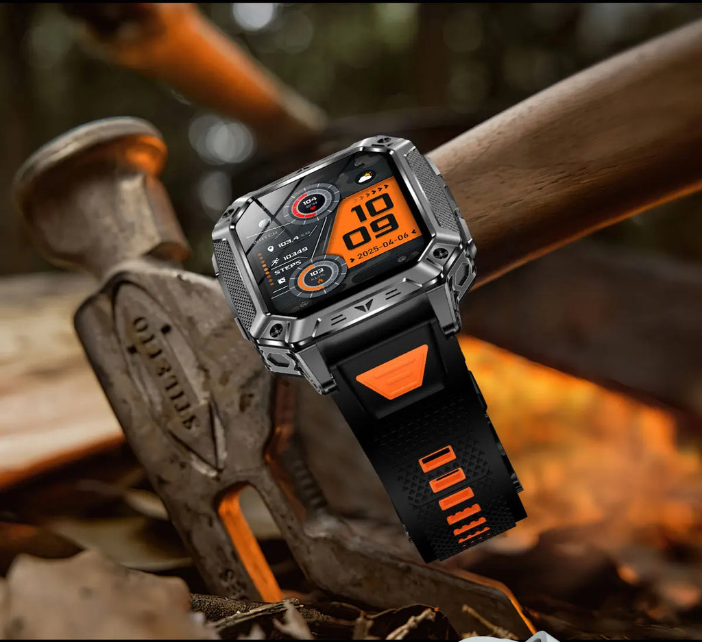 Nuevo Reloj Inteligente Militar TANK Ultra PRO 2026 para Hombre, Batería Grande de 1400mAh, Linterna, GPS, Resistente al Agua 10ATM, Llamadas Bluetooth, Reloj Deportivo Inteligente