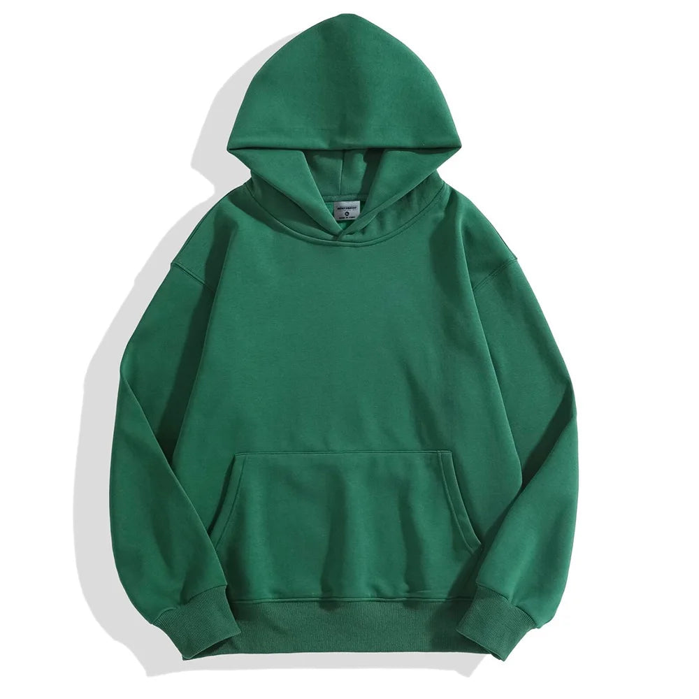 Sudadera con Capucha Pesada 480gsm, Algodón y Terciopelo