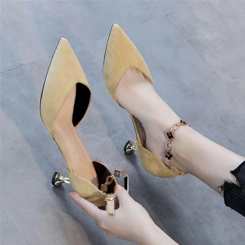 Nueva moda cena fiesta diseño de baile estilo maduro senior todo-fósforo falda pequeña celebridad de Internet mismos tacones altos
