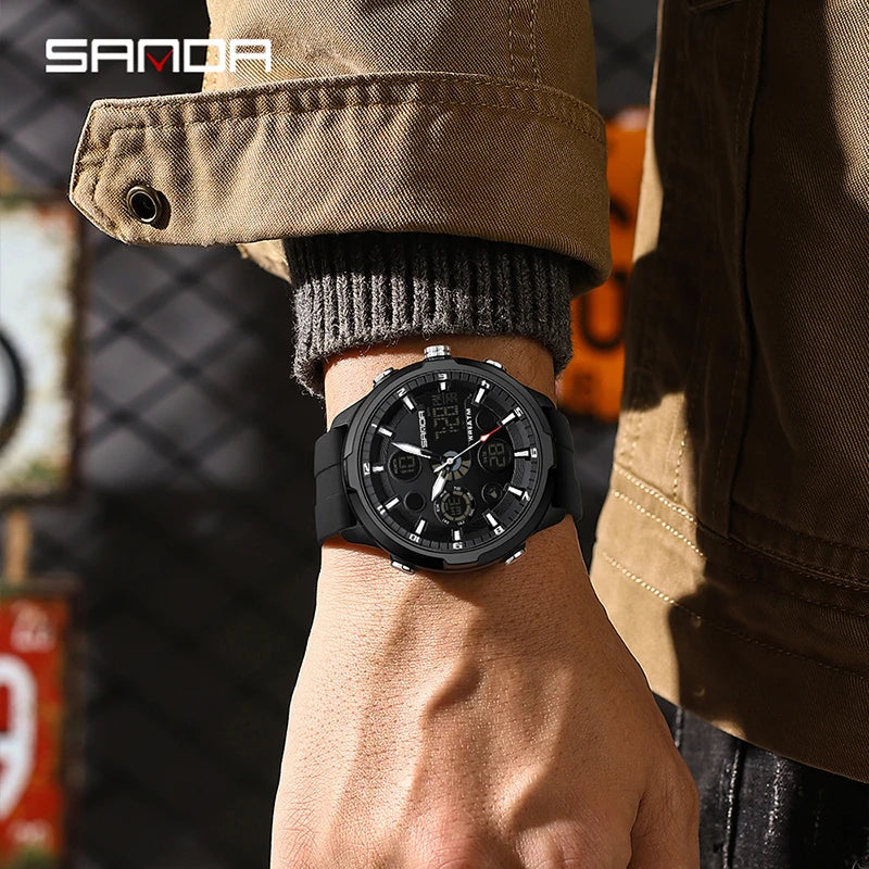 Reloj Militar Digital SANDA G Doble Pantalla para Hombre