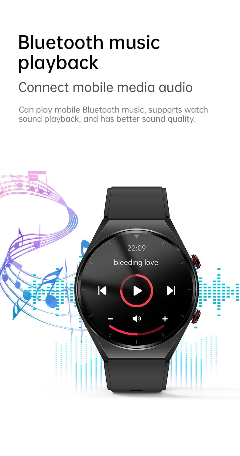 GEJIAN Reloj Inteligente ECG HRV IP67