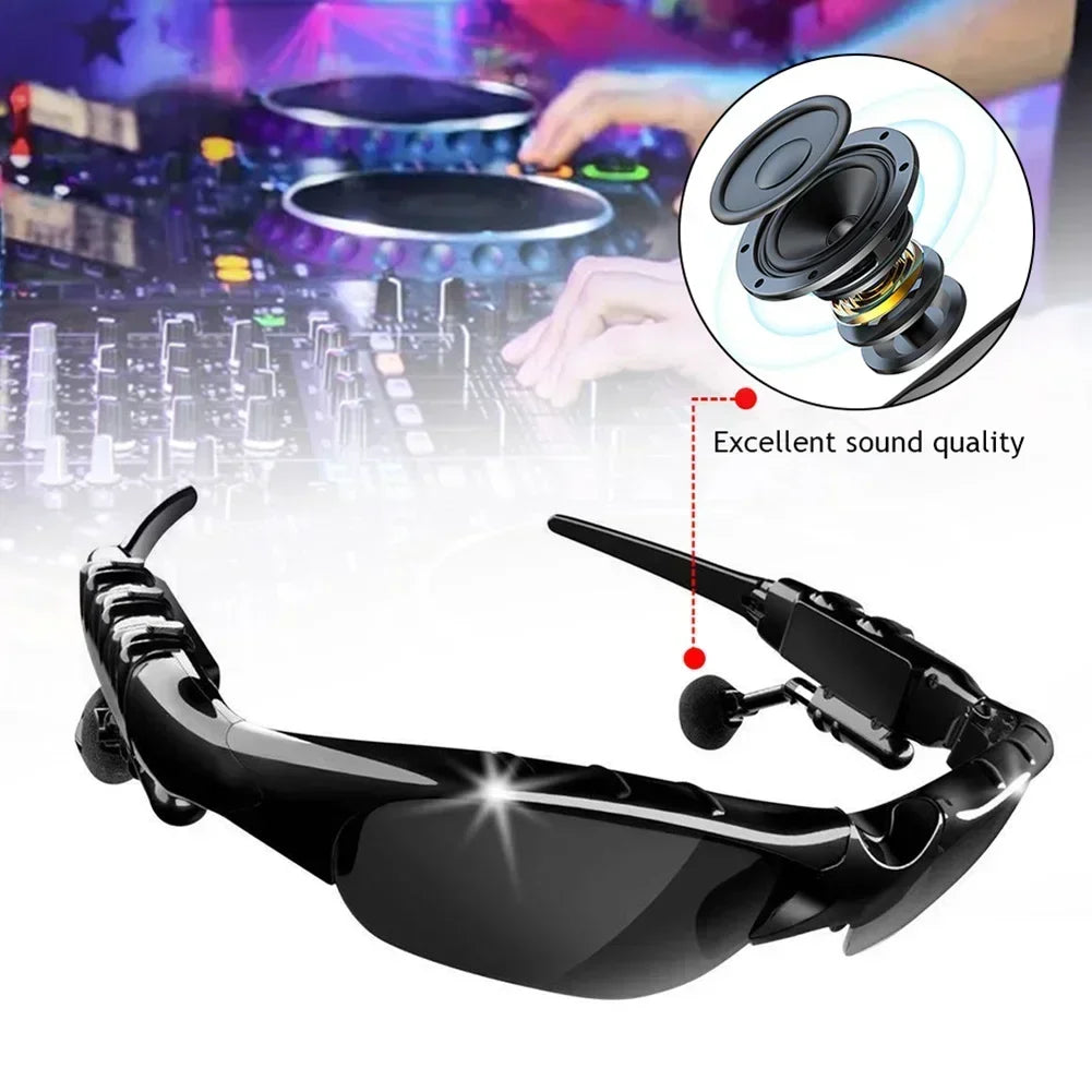 Gafas inteligentes Bluetooth 5,0 para deportes al aire libre, cascos con sonido envolvente para ciclismo, escucha música, llamadas, gafas de sol polarizadas para montar