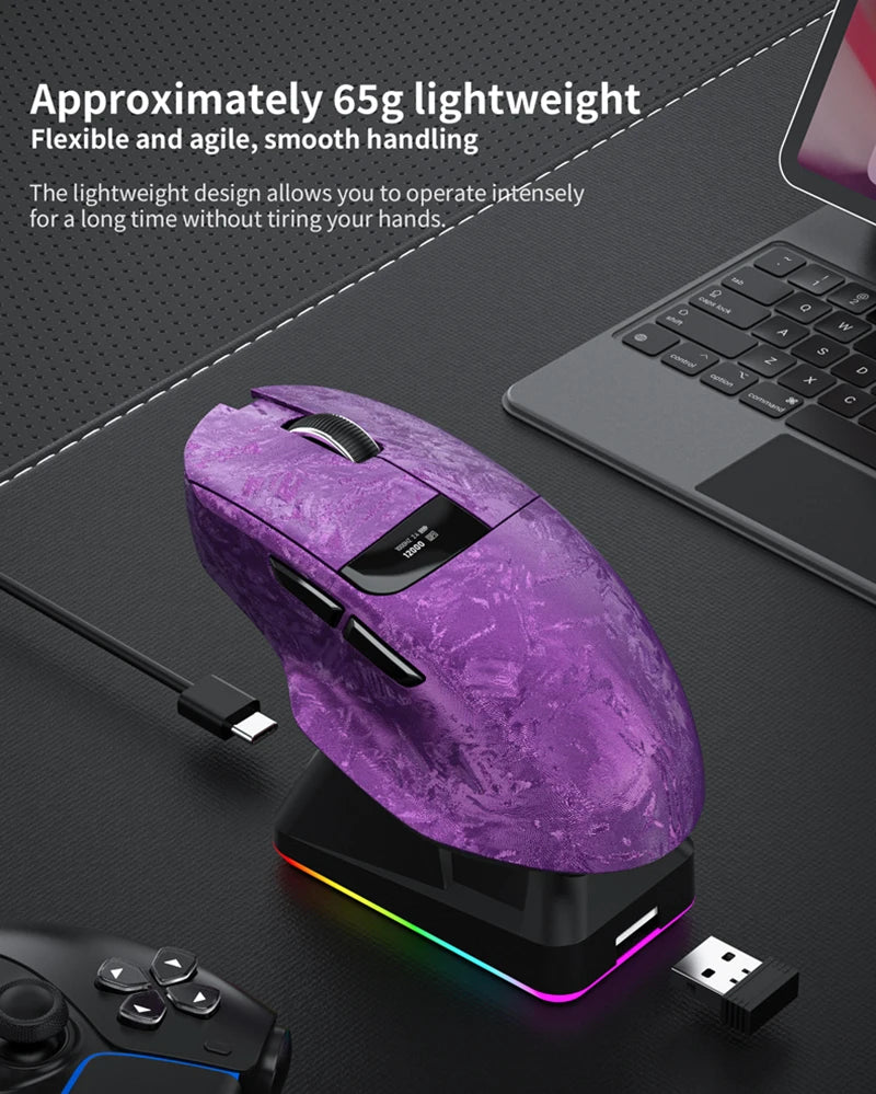 Ratón Inalámbrico Bluetooth Lenovo para Gaming, 35K DPI, Recargable USB-C