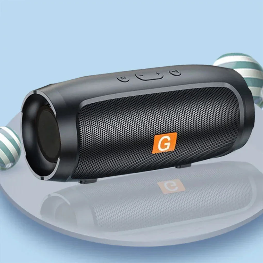 Altavoces Bluetooth J007 con subwoofer, altavoz envolvente estéreo para exteriores, resistente al agua, caja de sonido inalámbrica, compatible con Radio FM, tarjeta TF