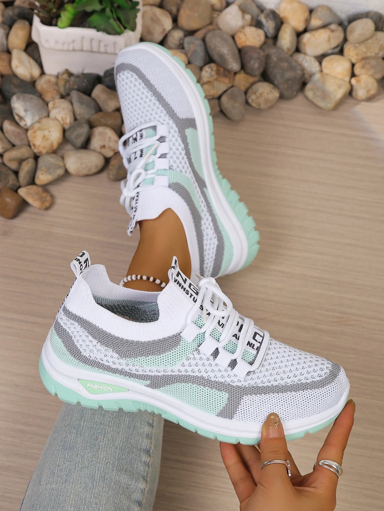 Zapatillas Informales de Lona para Mujer con Cordones