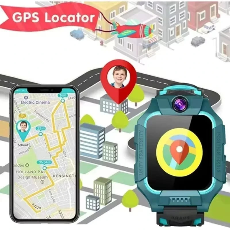 Reloj Inteligente 5G para Niños con GPS, Cámara y SOS