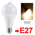 Bombilla LED con Sensor de Movimiento PIR para el Hogar