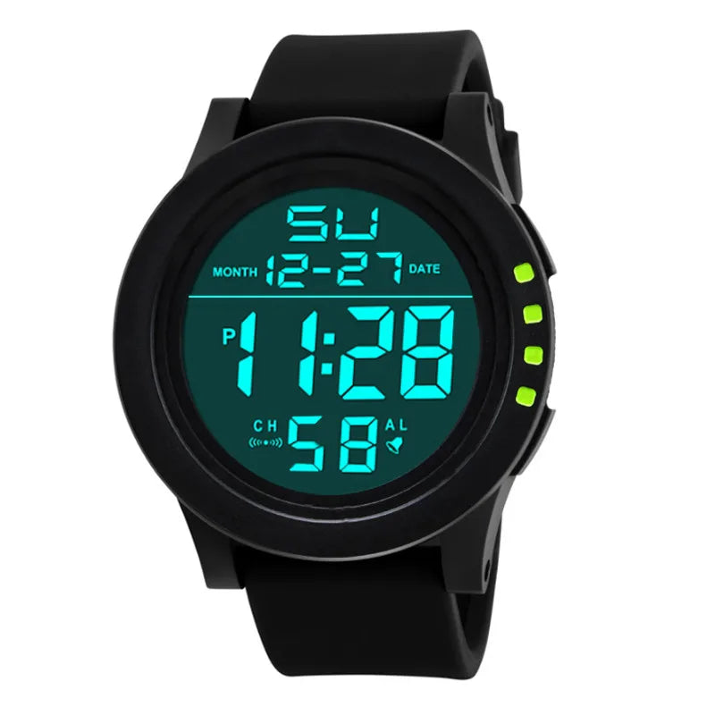 Reloj Digital para hombre, reloj deportivo para exteriores, reloj de pulsera militar multifunción resistente al agua, reloj electrónico automático para hombre