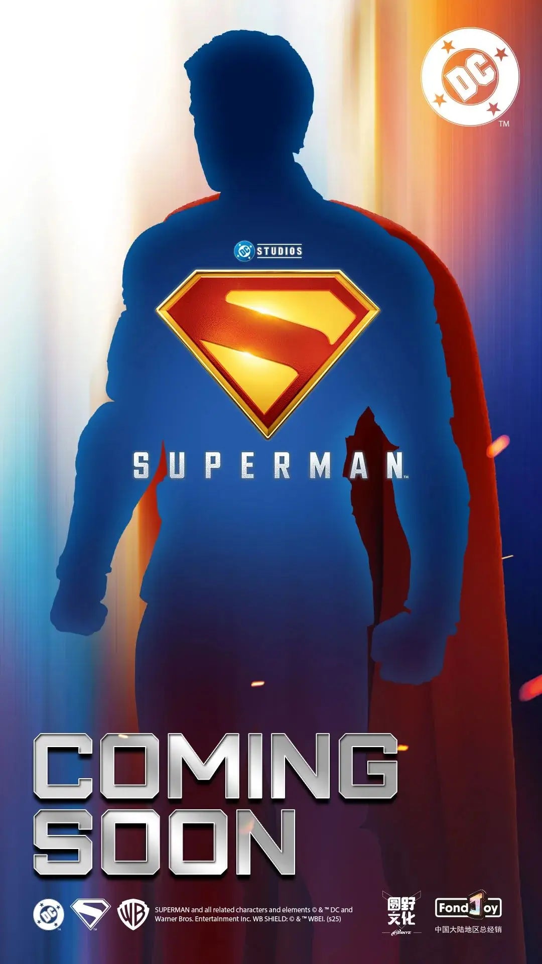 EN STOCK 2025 Fondjoy Battle figura de acción de Superman dañada David Corenswet 1/9 nueva figura de Superman junta de Pvc móvil
