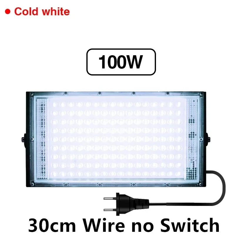 Reflector LED 50W 100W IP65 Impermeable para Interior y Exterior