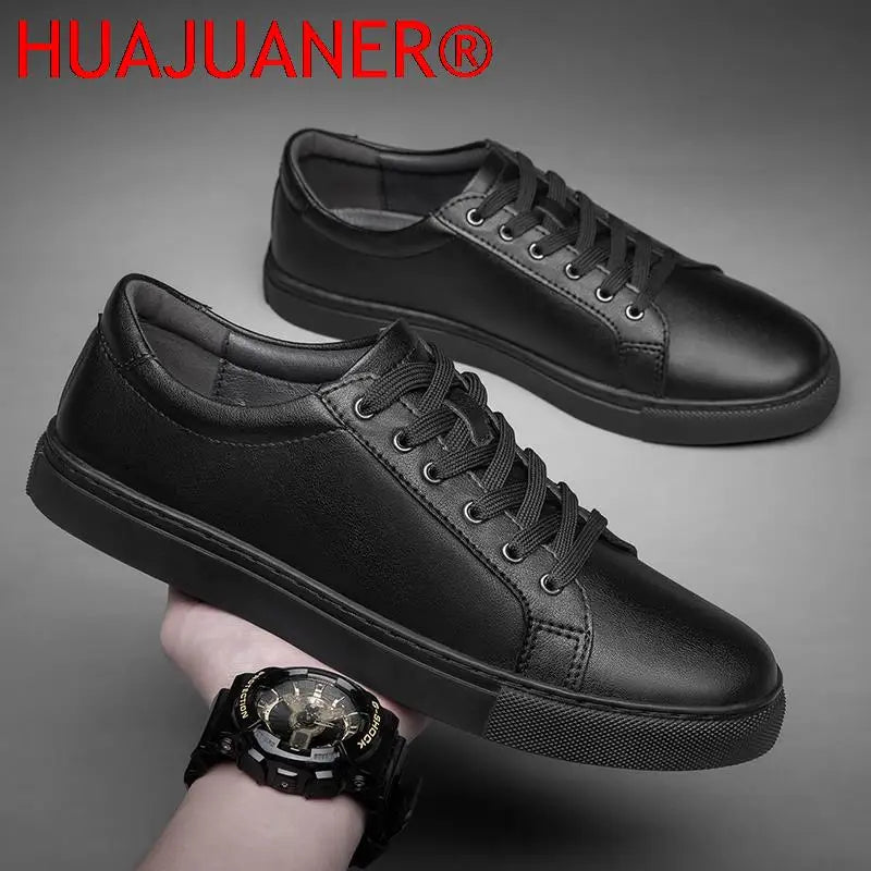 Zapatos Casuales de Cuero Genuino para Hombre | Planos Artesanales
