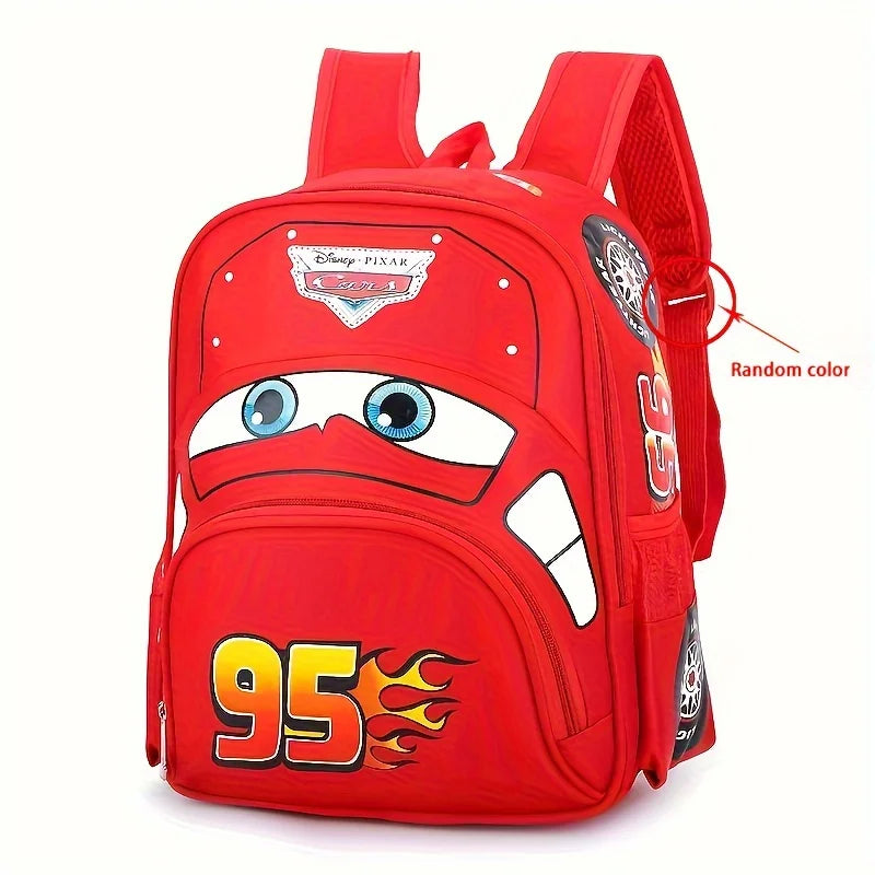 Mochila Escolar Infantil 2026, Linda Mochila de Dibujos Animados para Niños, Mochila Casual con Diseño de Auto