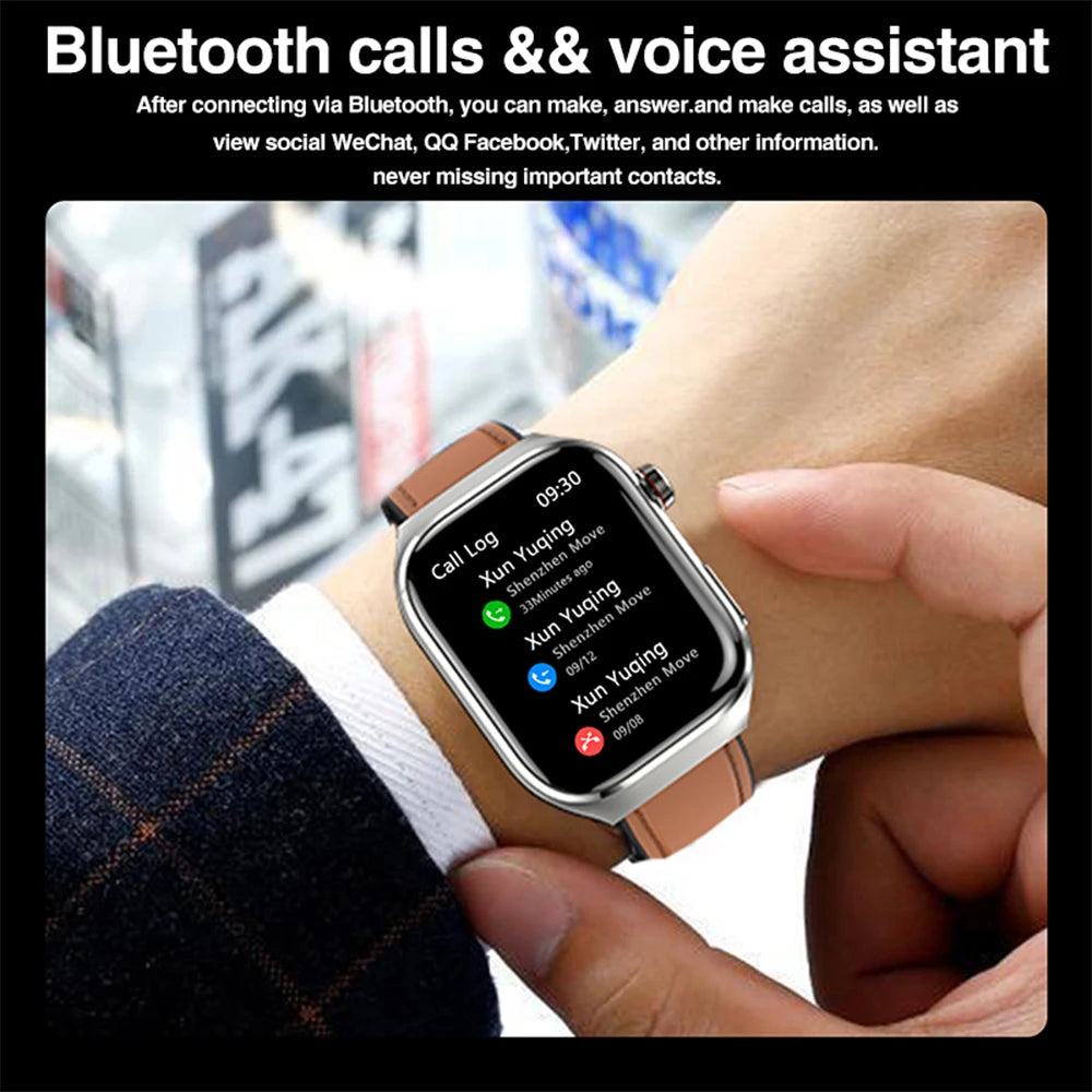 Reloj Inteligente ECG Presión Arterial Bluetooth