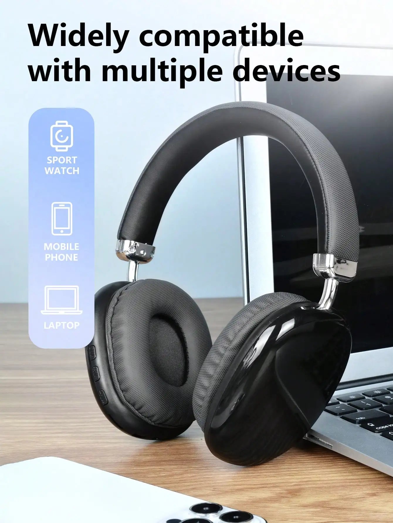 B40 Auriculares Bluetooth Rosa Over-Ear HiFi