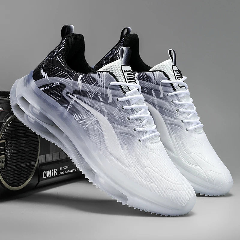 Zapatillas de baloncesto de moda para hombre, con amortiguación de aire, cómodas y antideslizantes, transpirables y que absorben los golpes, adecuadas para actividades al aire libre para hombres