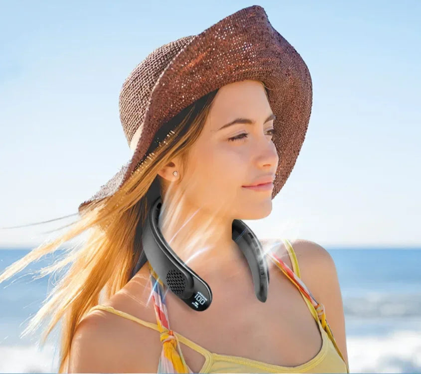 Ventilador de Cuello Portátil 4000mAh con 3 Velocidades