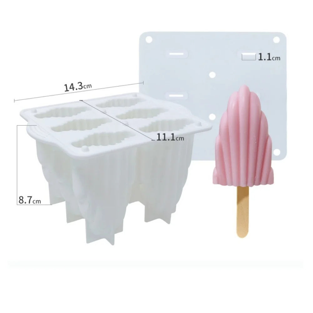 Molde de silicona para helados y paletas de hielo