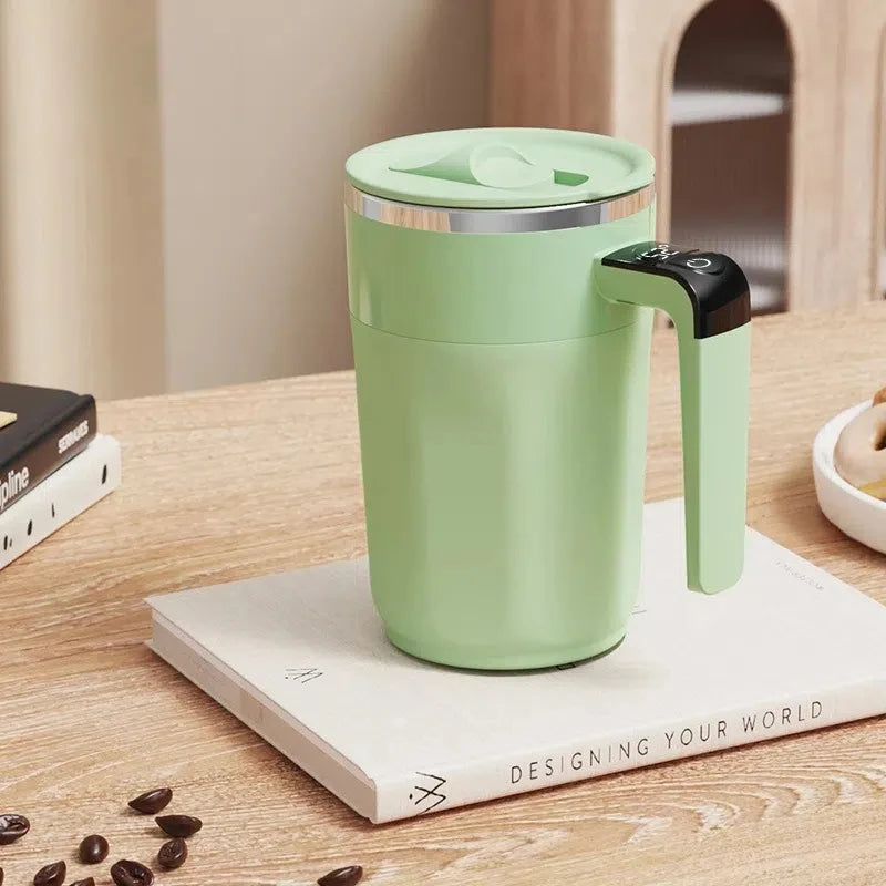 Taza mezcladora autoagitadora 400ml con pantalla LED