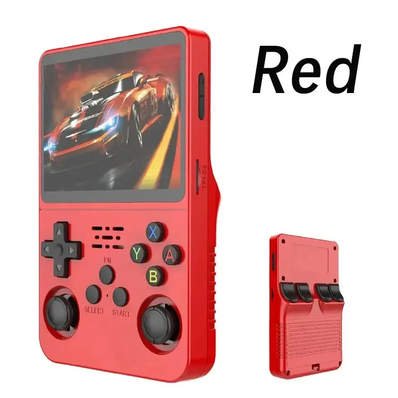 Consola de Videojuegos Retro Portátil R36S, Sistema Linux, Pantalla IPS 3.5 Pulgadas