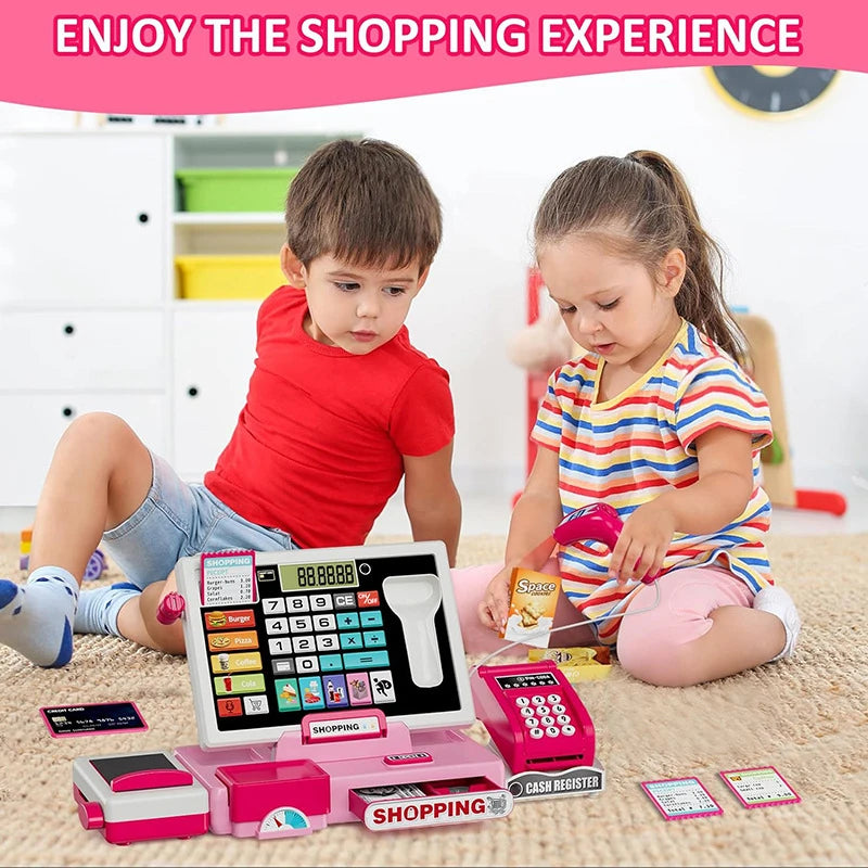 Juego Caja Registradora con Calculadora Real para Niños