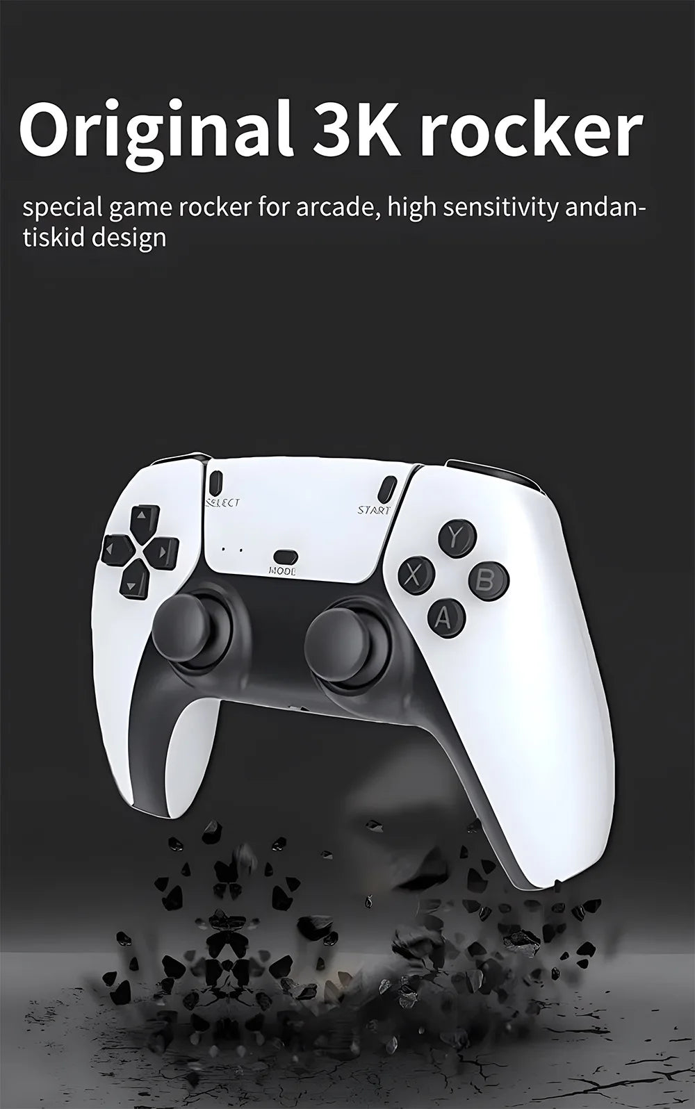M15 4K Game Home Consola Mini Videojuegos 64 G Retro Consola 128 G Reproductor HD Videojuego Stick 2.4G Consola Dual Wireless PS1 gift