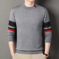 Suéter Jacquard de Cuello Redondo para Hombre
