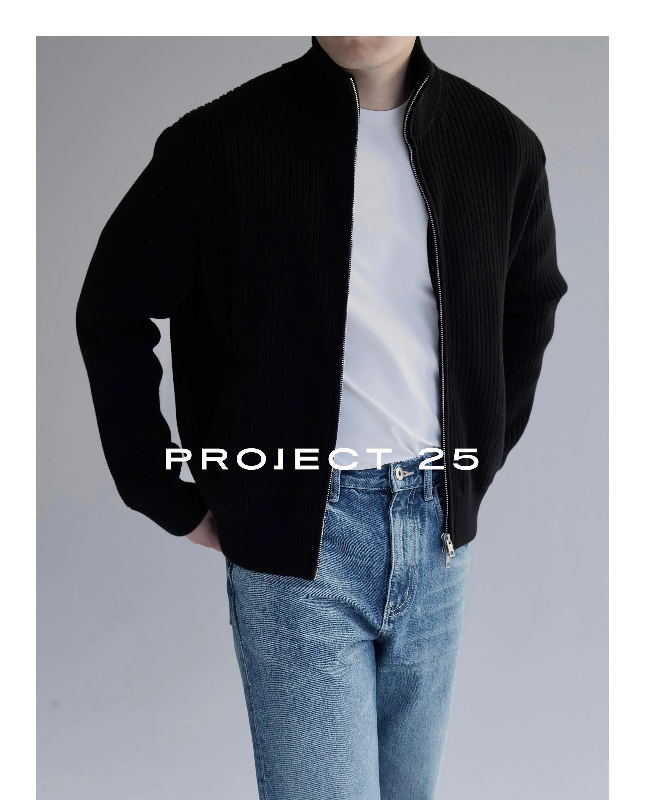 Cárdigan con Cremallera para Hombre – Punto Grueso Antipilling