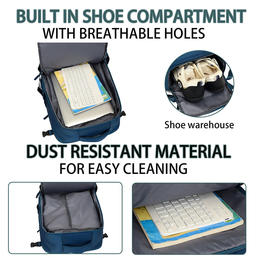 Mochila de Viaje de Negocios Gran Capacidad para Hombre y Mujer