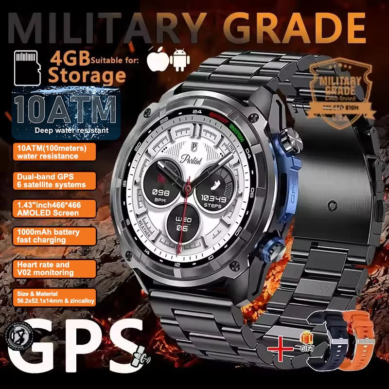 T-Rex3 Reloj Inteligente Militar GPS 10ATM
