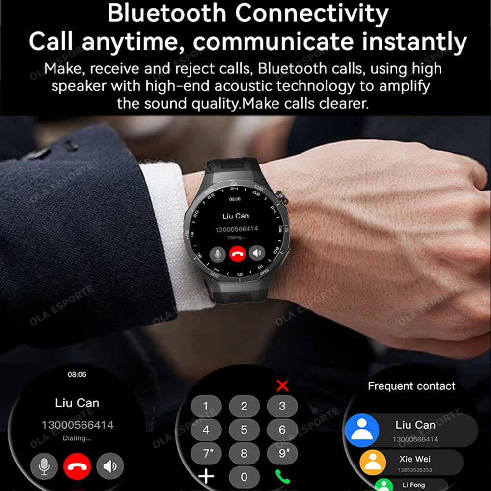 Reloj Inteligente 2026 Watch 5 Pro con GPS, Pantalla AMOLED de 360*360, NFC, Llamadas Bluetooth, Resistente al Agua, Monitor de Salud, Reloj Inteligente para Hombre Hw1