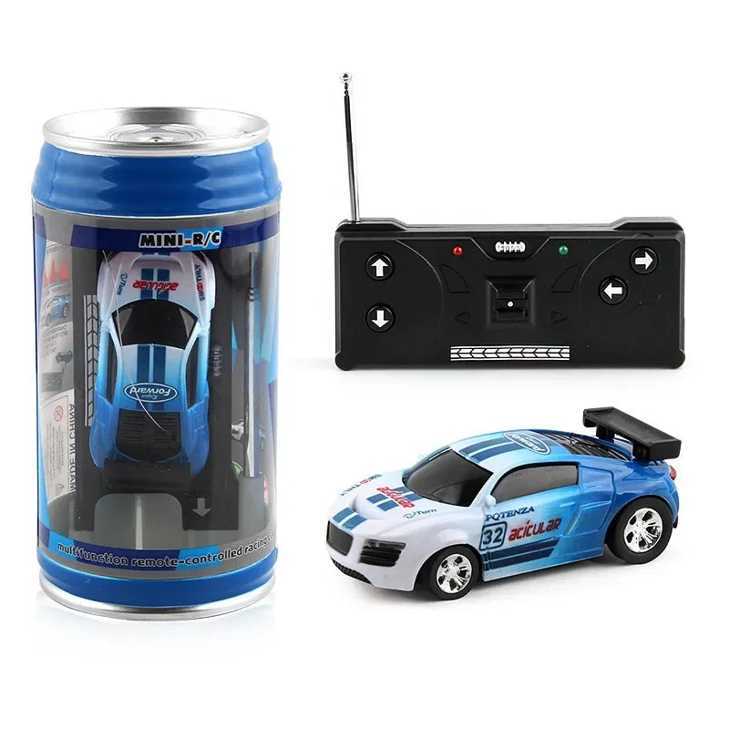 ¡Epico Mini RC Racer! Vehículo 4WD de tamaño Coke para aventuras de alta velocidad, el regalo divertido y definitivo para niños