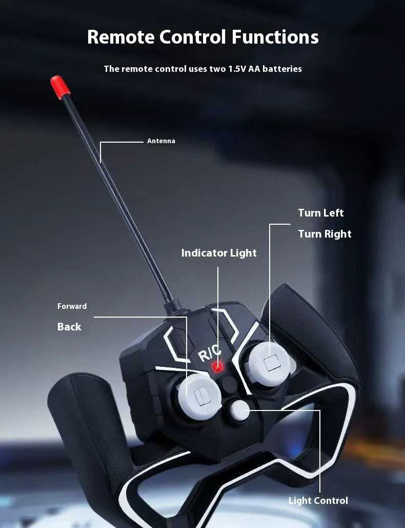 Camioneta RC 1:24, Todoterreno 4WD con Luces LED