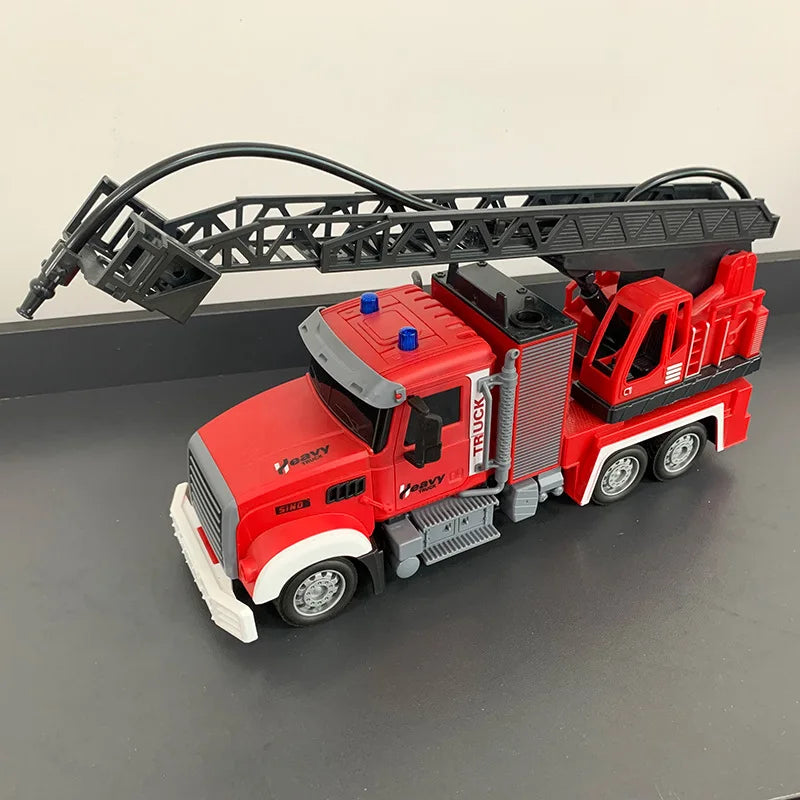 Camión Bomberos RC 1:12 con Luces, Rociador de Agua y Sonidos