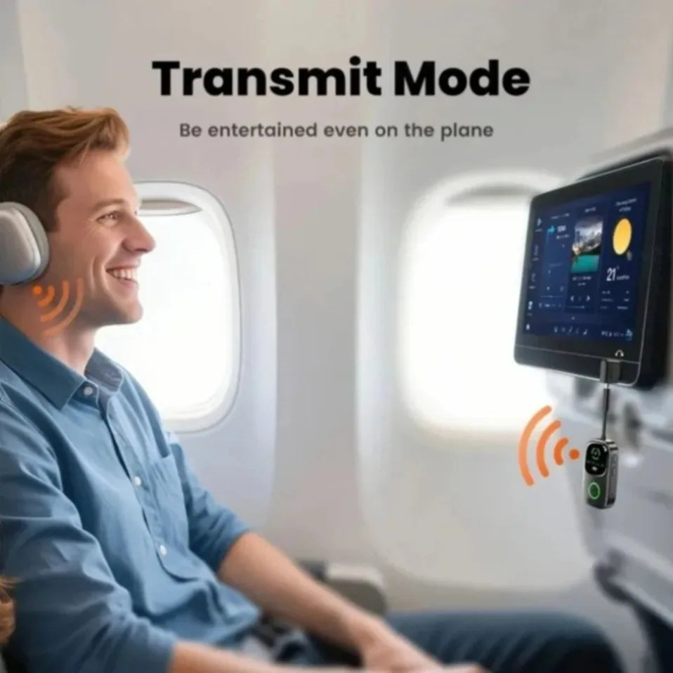 Nuevo receptor/transmisor de audio Bluetooth 5,4, adaptador Bluetooth para televisores, auriculares, coches y otros dispositivos con un conector de 3,5mm