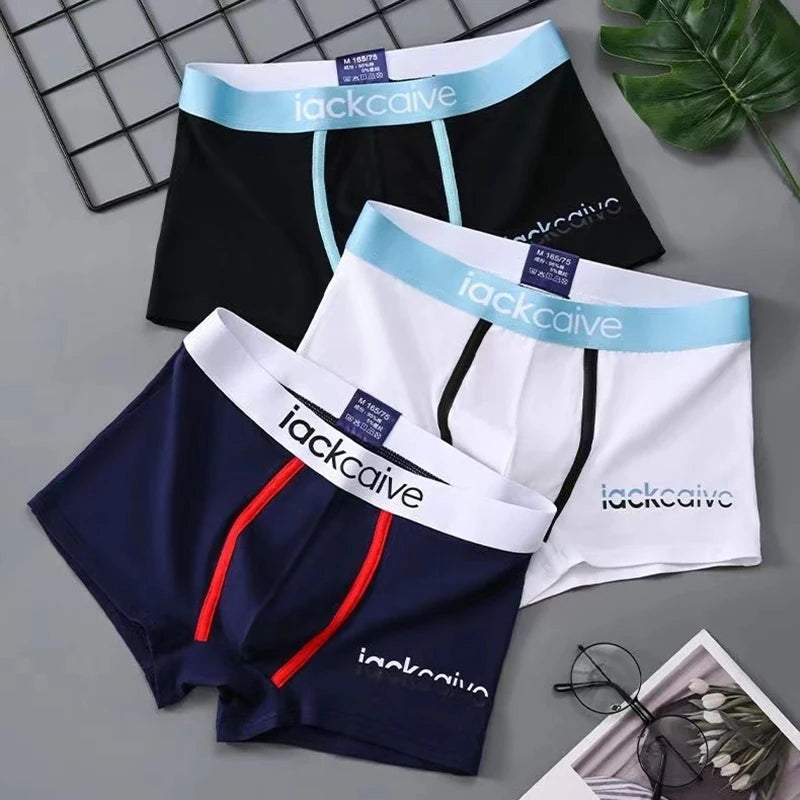 1 Uds. Ropa interior Boxer para hombre, calzoncillos sexis, Boxers de algodón, calzoncillos para hombre, pantalones cortos para hombre, lencería convexa en U, lotes al por mayor