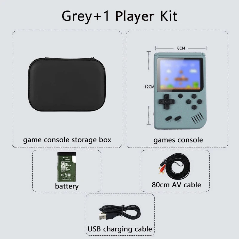 Consola de Juegos Portátil con 500+ Juegos, Emulador Retro, Conecta a TV