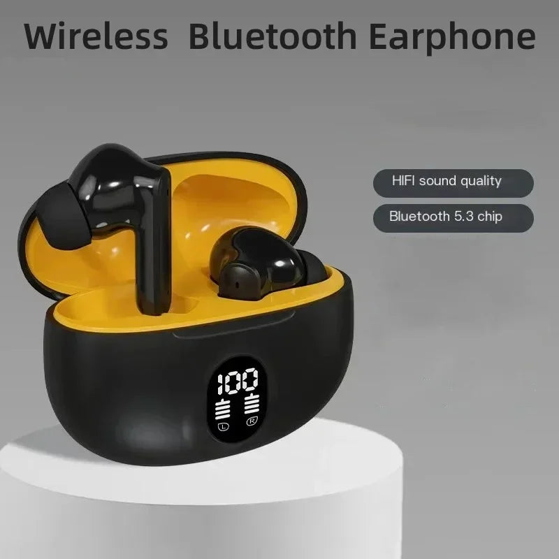 Auriculares inalámbricos TWS 895b, auriculares Bluetooth 5,3 ENC, auriculares deportivos con pantalla LED de potencia y micrófono para teléfono inteligente