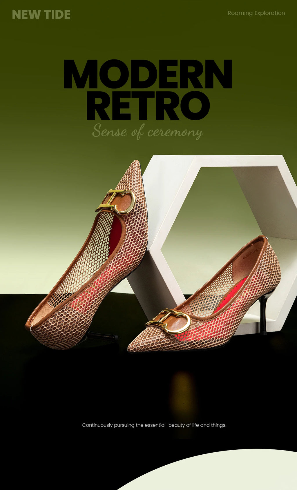 Zapatos de Tacón Alto para Mujer con Punta Estilizada 7 cm