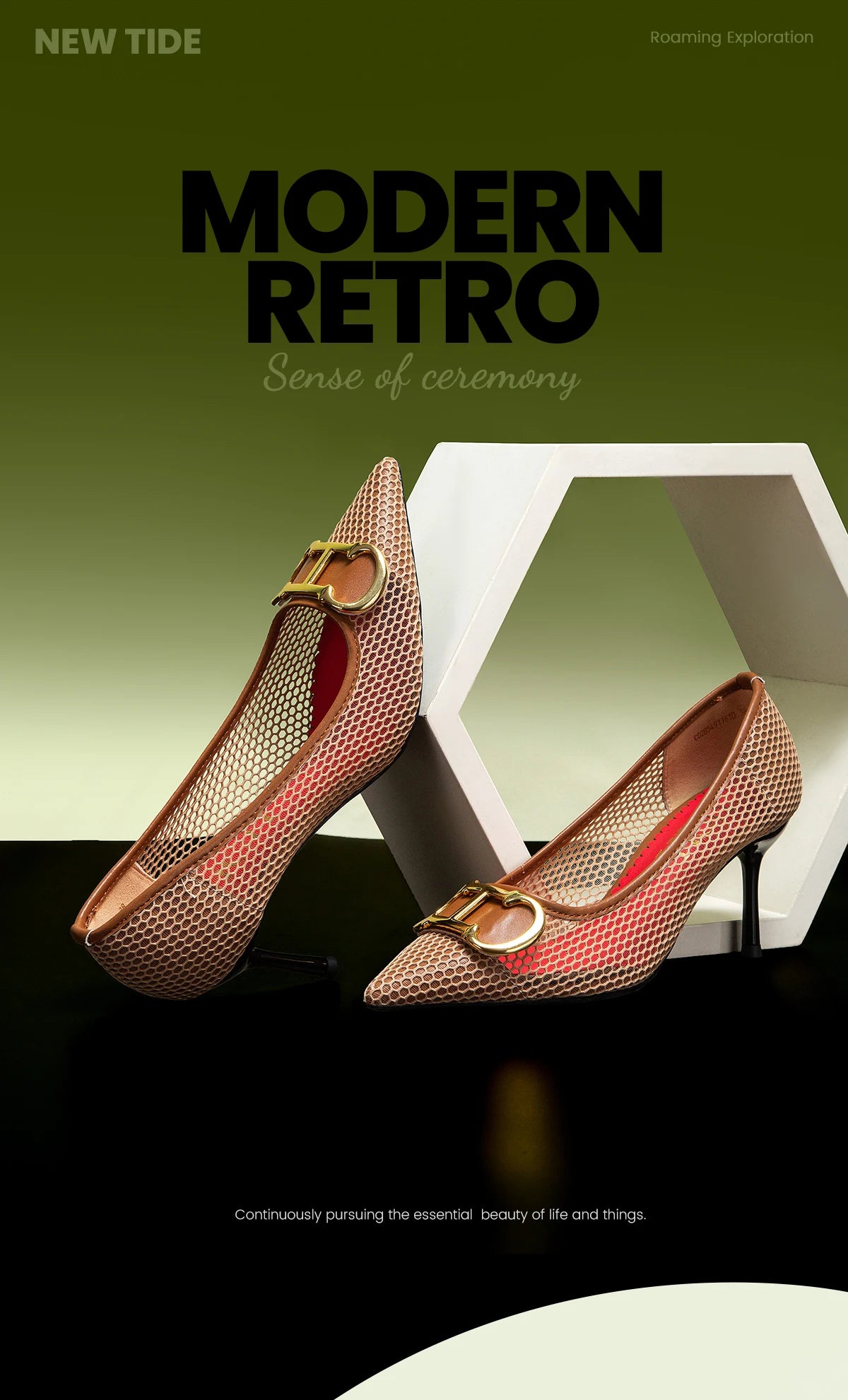 Zapatos de Tacón Alto para Mujer con Punta Estilizada 7 cm