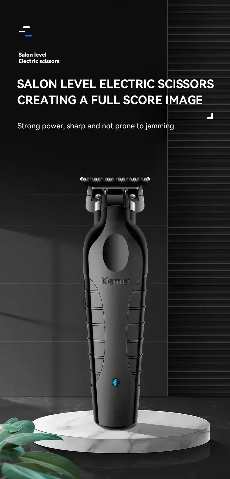 Kit de Cortadora de Pelo Profesional, Modelos KM-2299, KM-2296, KM-1102
