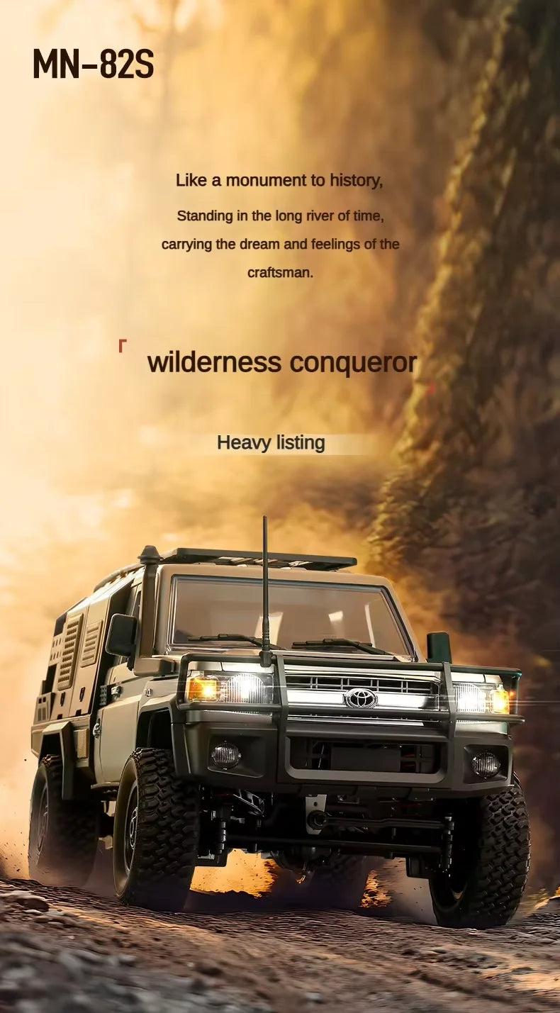 Camioneta RC 1/12 4WD, Simulación LC79, Todoterreno para Escalada