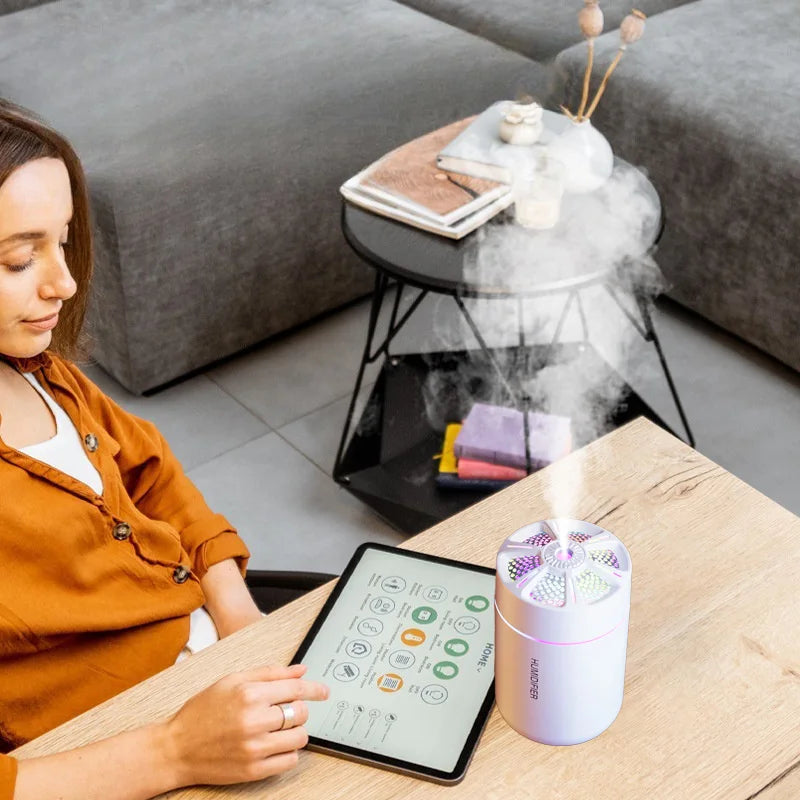 Mini Humidificador de Aire 180ML Aromaterapia