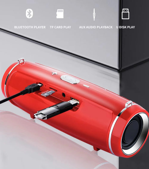 Altavoz Bluetooth Portátil 200W IPX7 Resistente al Agua con Radio FM