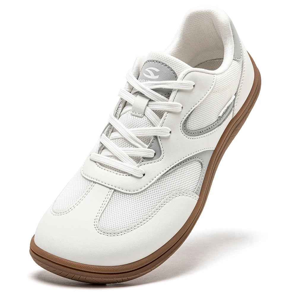 Zapatos de Senderismo de Horma Ancha para Mujer HOBIBEAR, Zapatillas Minimalistas Unisex, Estilo Barefoot, Zero Drop, Clásicas, Retro, para Caminar