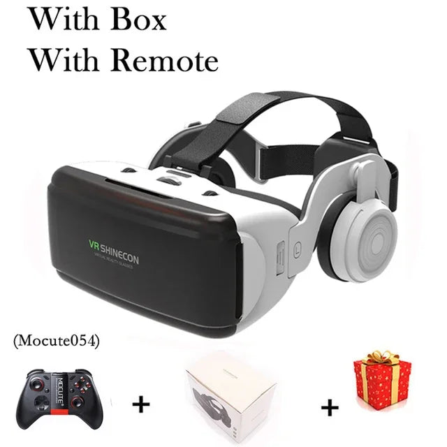 Viar 3D gafas de realidad Virtual VR auriculares casco dispositivos lentes gafas inteligentes para teléfono inteligente Realidade juego móvil Hedset