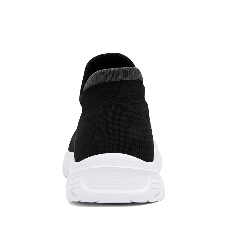 Zapatos informales transpirables para hombre, zapatos vulcanizados sin cordones, zapatillas informales ligeras para hombre, zapatos planos antideslizantes suaves, mocasines para exteriores