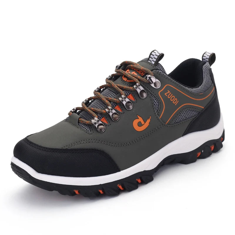 Zapatos informales de cuero para hombre, zapatillas deportivas para correr, Tenis ligeros para caminar, Otoño e Invierno