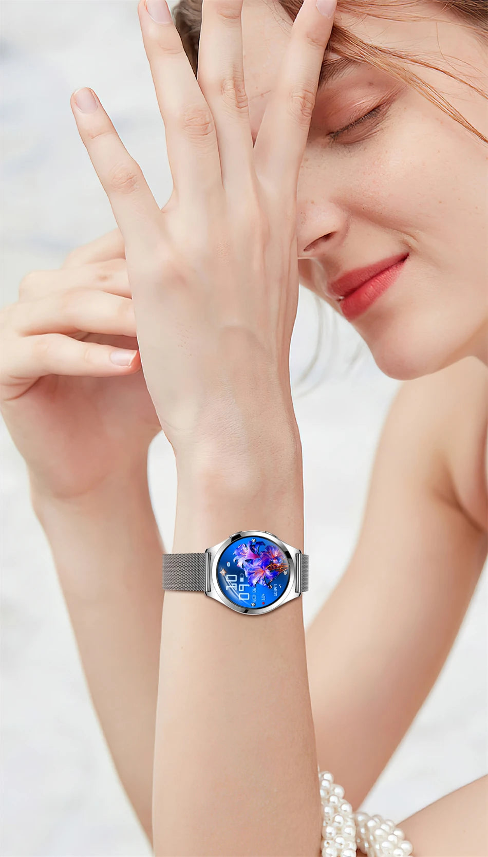 Smartwatch LIGE para mujer con Bluetooth, monitor de salud y esfera personalizable