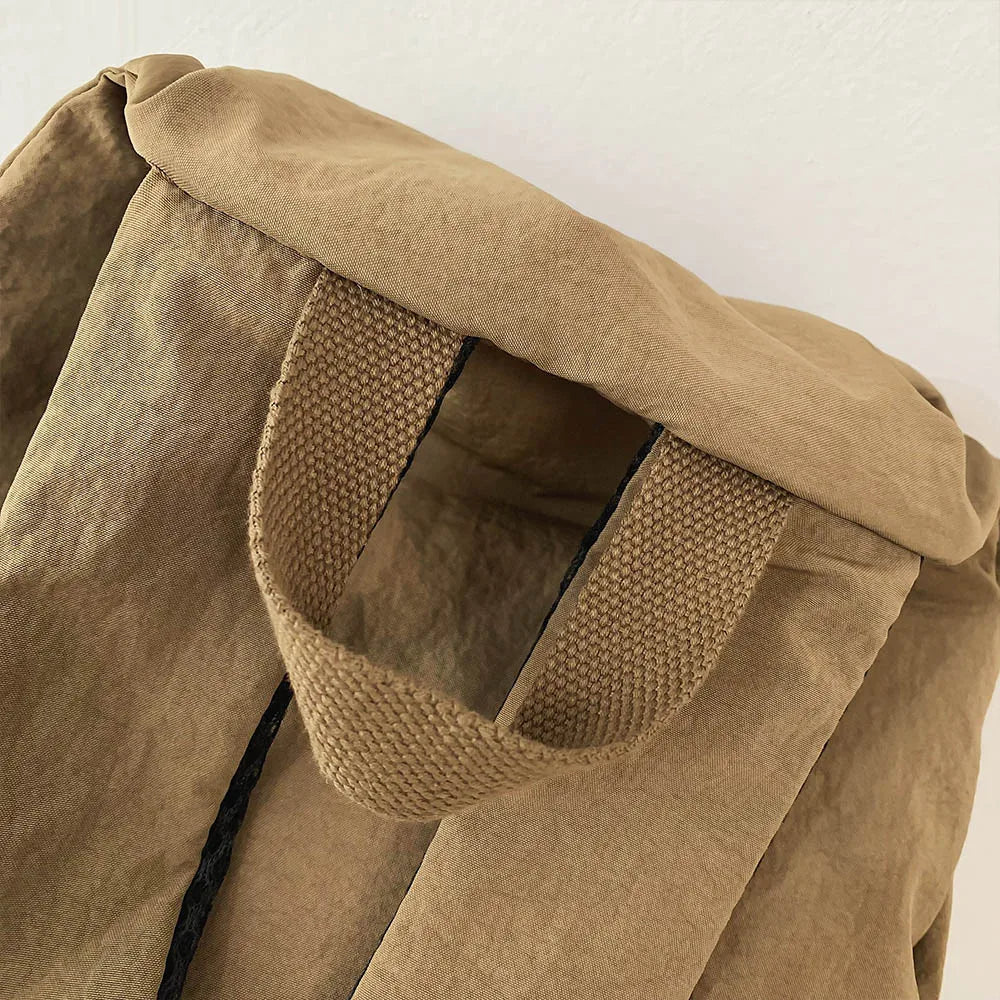 2025 nueva mochila plegable para mujer, mochila de gran capacidad, mochila de ordenador versión coreana Simple