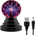 Lámpara mágica de bola de Plasma, luz LED nocturna de cristal táctil para decoración de dormitorio de niños, iluminación de ambiente para fiesta de Navidad, juguete de regalo de cumpleaños
